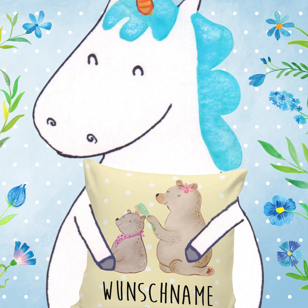 Personalised cushion bear child Kissen, Wunschname, Personalisiert, Name, Bedrucken, Kopfkissen, Schwester, Familie, Vatertag, Opa, Oma, Muttertag, Papa, Mama, Bruder, Geschenk, Mutti, Mutter