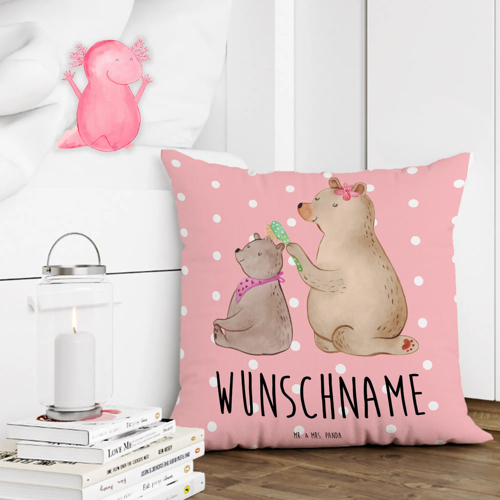 Personalised cushion bear child Kissen, Wunschname, Personalisiert, Name, Bedrucken, Kopfkissen, Schwester, Familie, Vatertag, Opa, Oma, Muttertag, Papa, Mama, Bruder, Geschenk, Mutti, Mutter