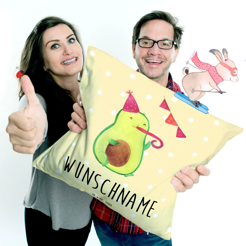 Personalised cushion avocado Birthday avocado, vegetables