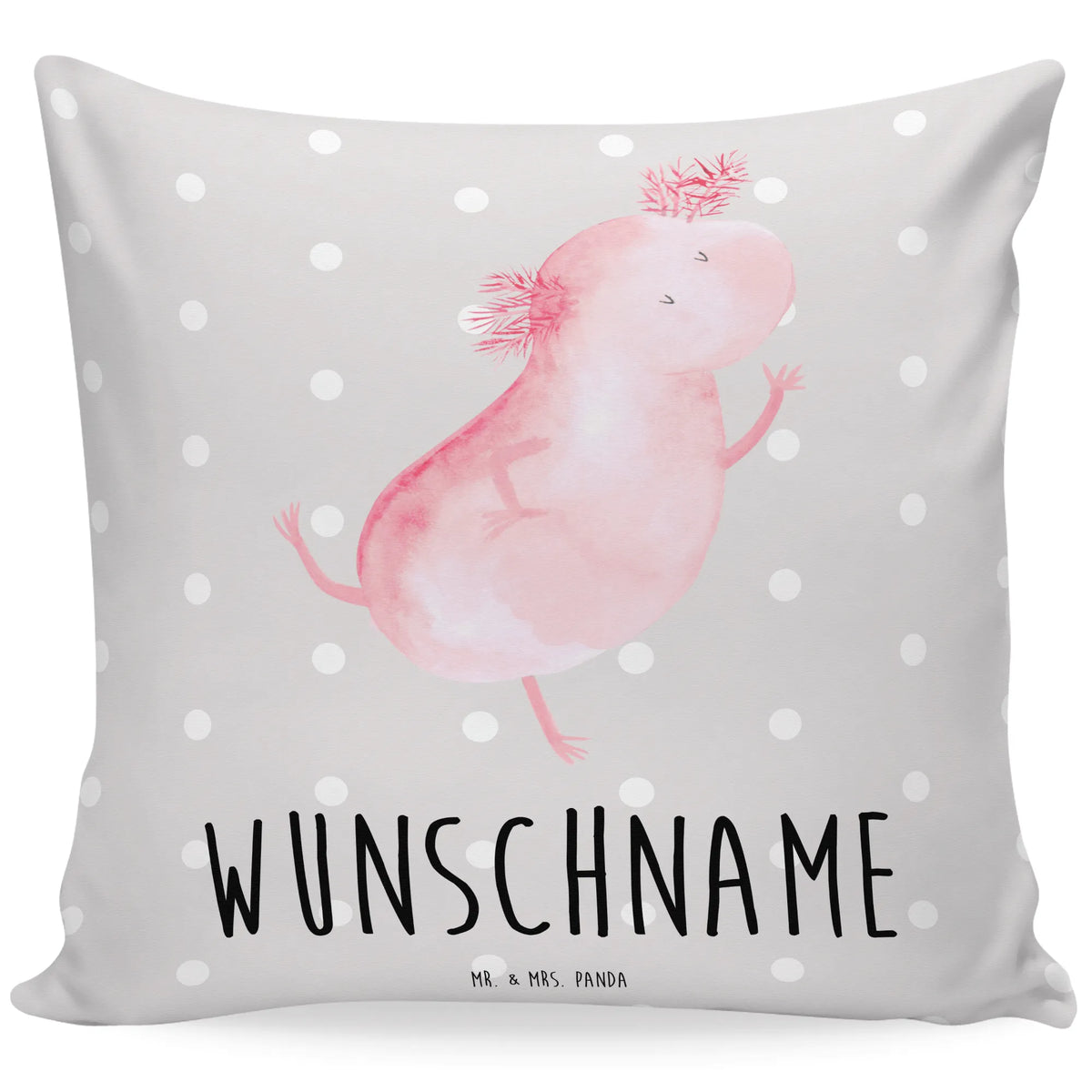 Personalised cushion axolotl Dance Axolotl, Axelotl, marine animals, Mexican walking fish, salamander, tailfish, amphibians, best friend, girlfriend, stars, crazy, roof damage, axolot