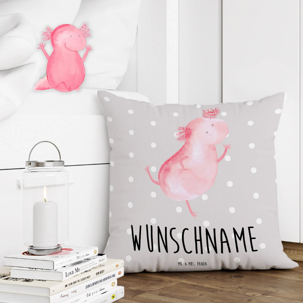 Personalised cushion axolotl Dance Axolotl, Axelotl, marine animals, Mexican walking fish, salamander, tailfish, amphibians, best friend, girlfriend, stars, crazy, roof damage, axolot