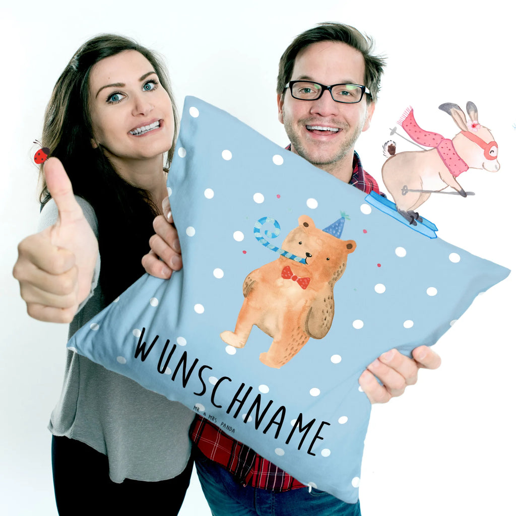 Personalizowana poduszka Niedźwiedź urodziny Niedźwiedź, Miś, Pluszowy miś