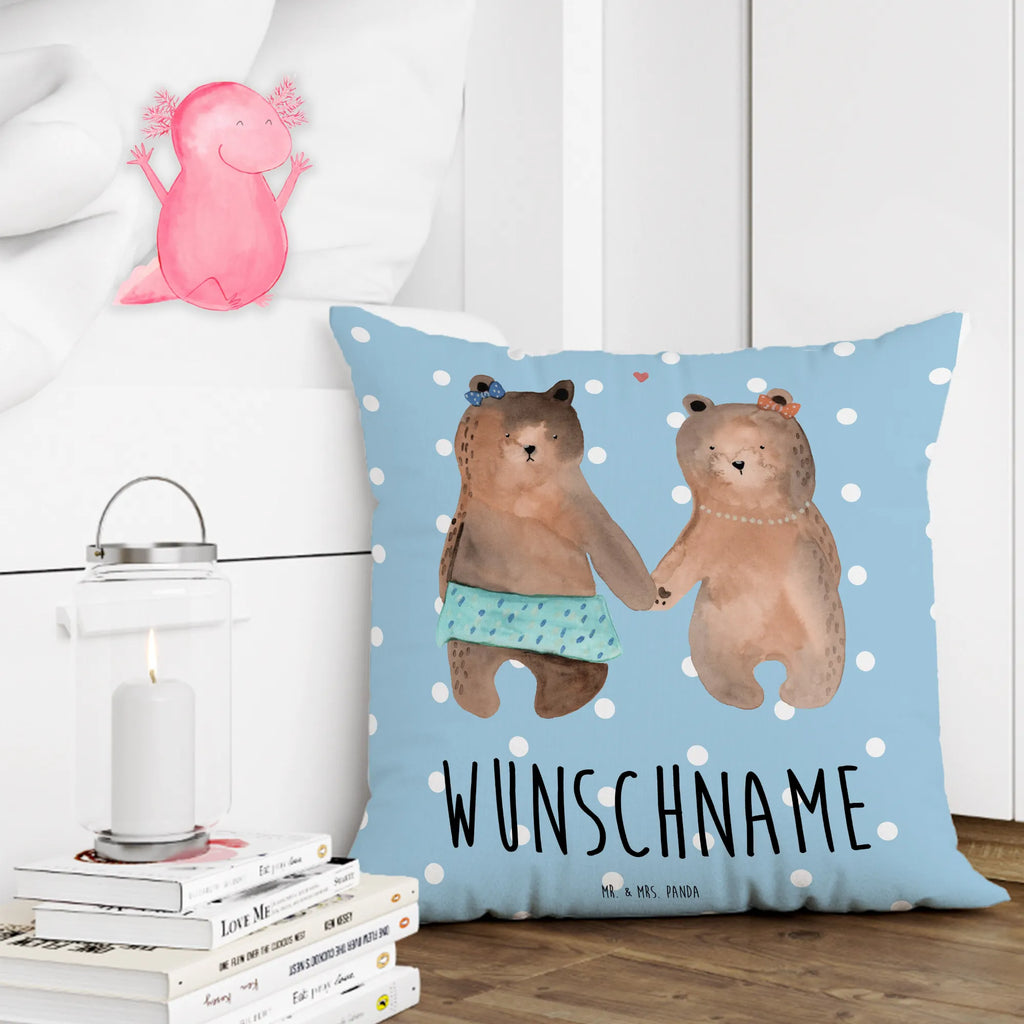 Personalizowana poduszka Niedźwiedź przyjaciółka Niedźwiedź, Miś, Pluszowy miś