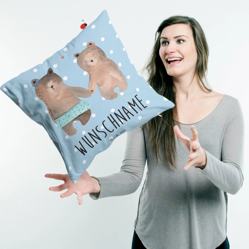 Personalizowana poduszka Niedźwiedź przyjaciółka Niedźwiedź, Miś, Pluszowy miś