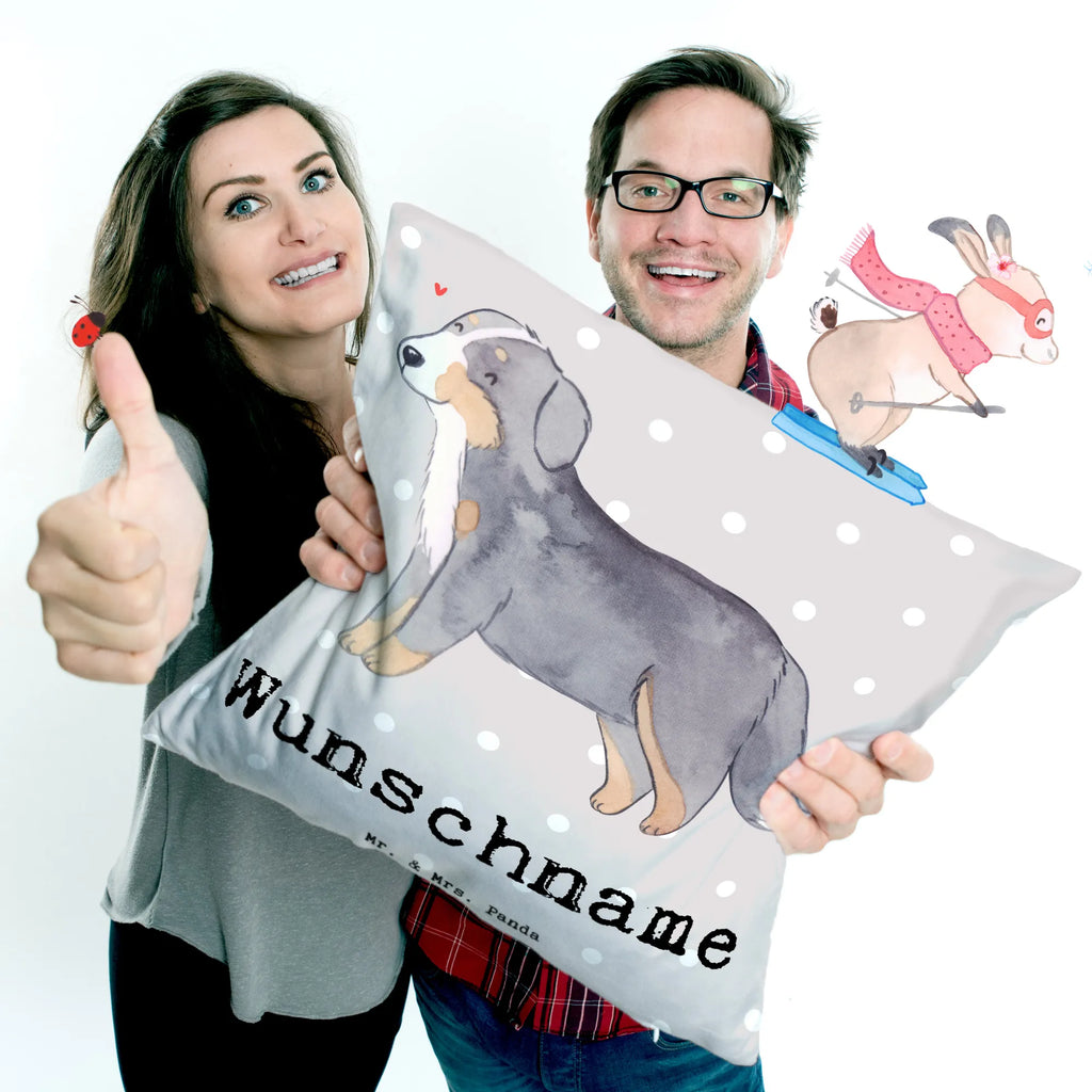 Personalised cushion Bernese Mountain Dog Lifesaver Dog, dog breed, purebred dog, dog owner, gift, animal lover, giving, puppy