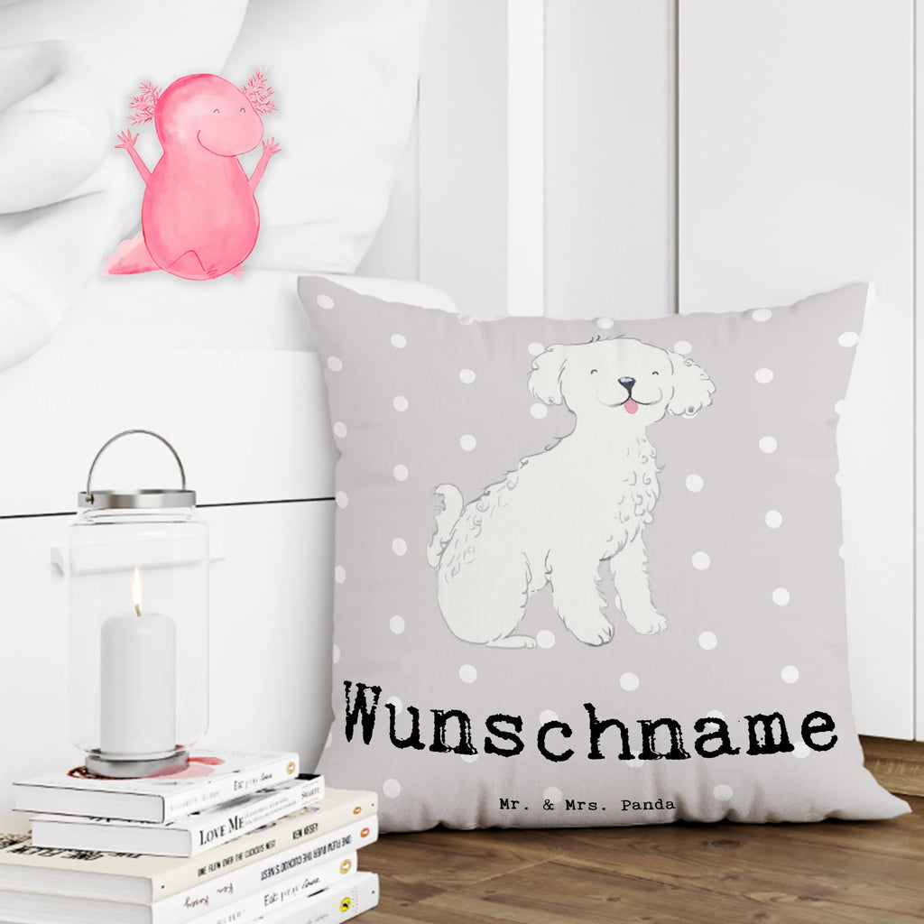 Personalised cushion Bichon Frise Lifesaver Dog, dog breed, purebred dog, dog owner, gift, animal lover, giving, puppy