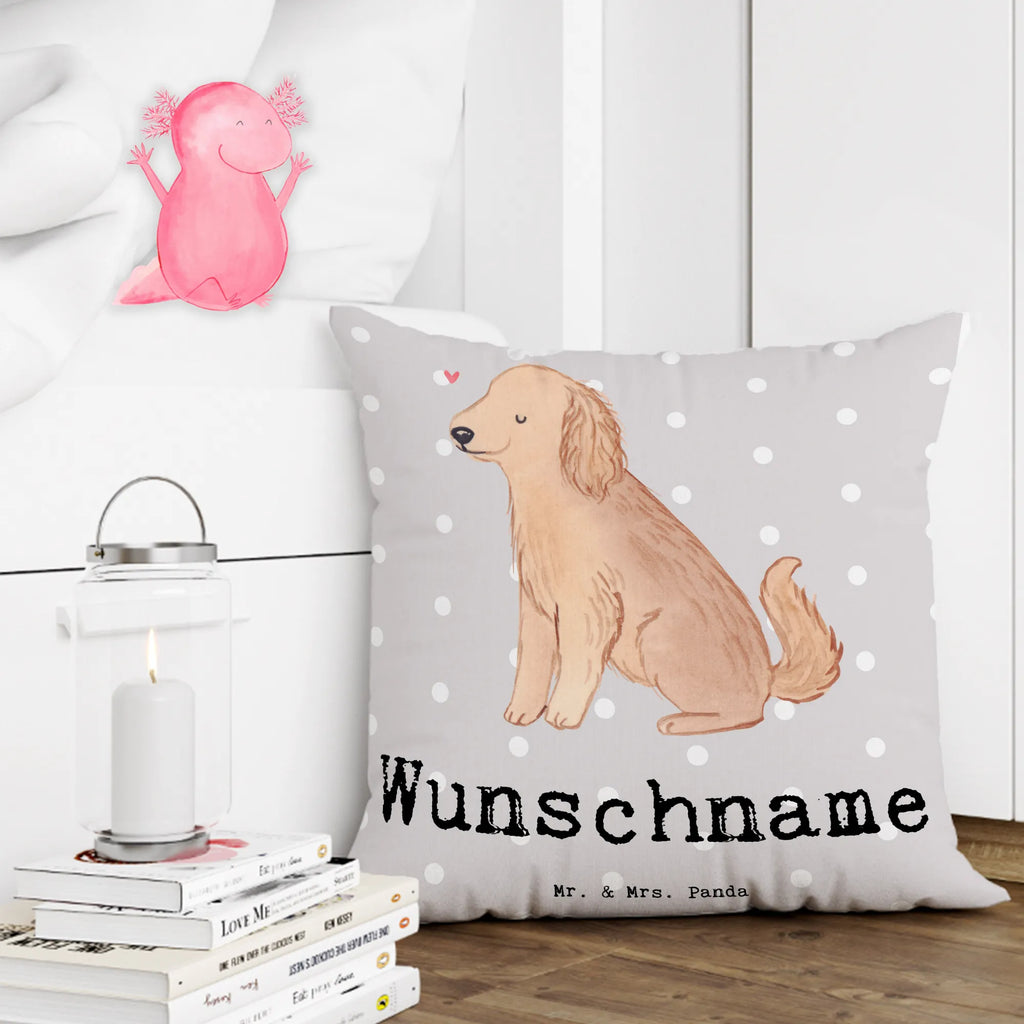 Personalised cushion Cocker Spaniel Lifesaver Dog, dog breed, purebred dog, dog owner, gift, animal lover, giving, puppy