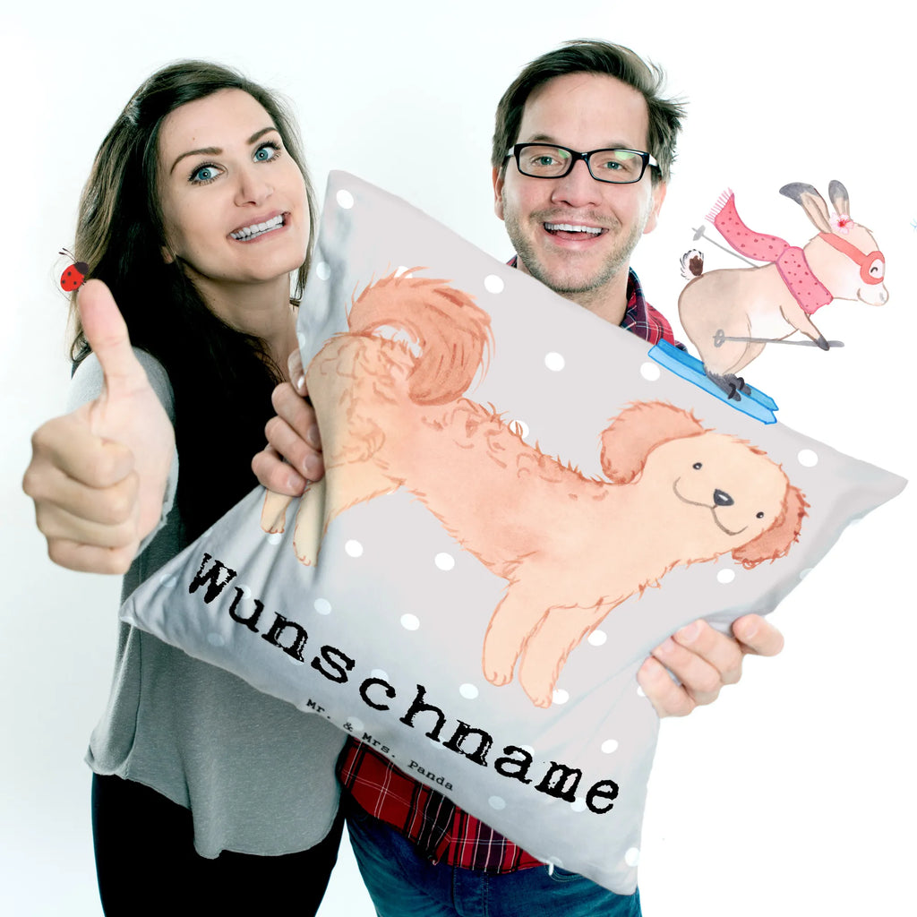 Personalisiertes Kissen Cavapoo Lebensretter bedrucken, Kopfkissen, Wunschname, personalisiert, Name, Kissen, Hund, Hunderasse, Rassehund, Hundebesitzer, Geschenk, Tierfreund, Schenken, Welpe, Cavoodle, Cavapoo