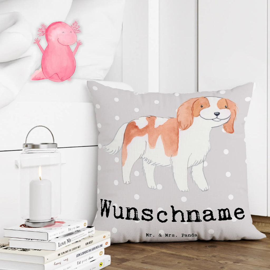 Personalised cushion Cavalier King Charles Spaniel lifesaver Dog, dog breed, purebred dog, dog owner, gift, animal lover, giving, puppy
