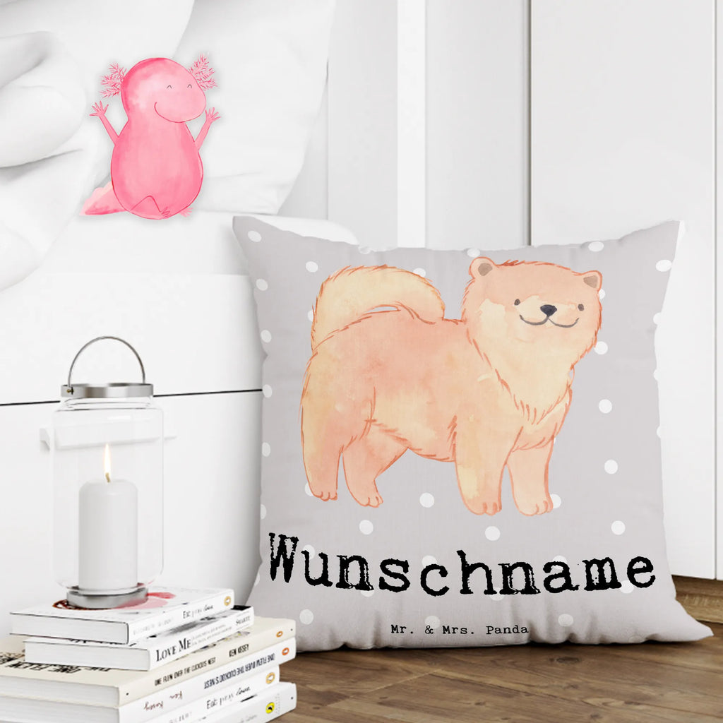 Personalised cushion Chow Chow Lifesaver Dog, dog breed, purebred dog, dog owner, gift, animal lover, giving, puppy