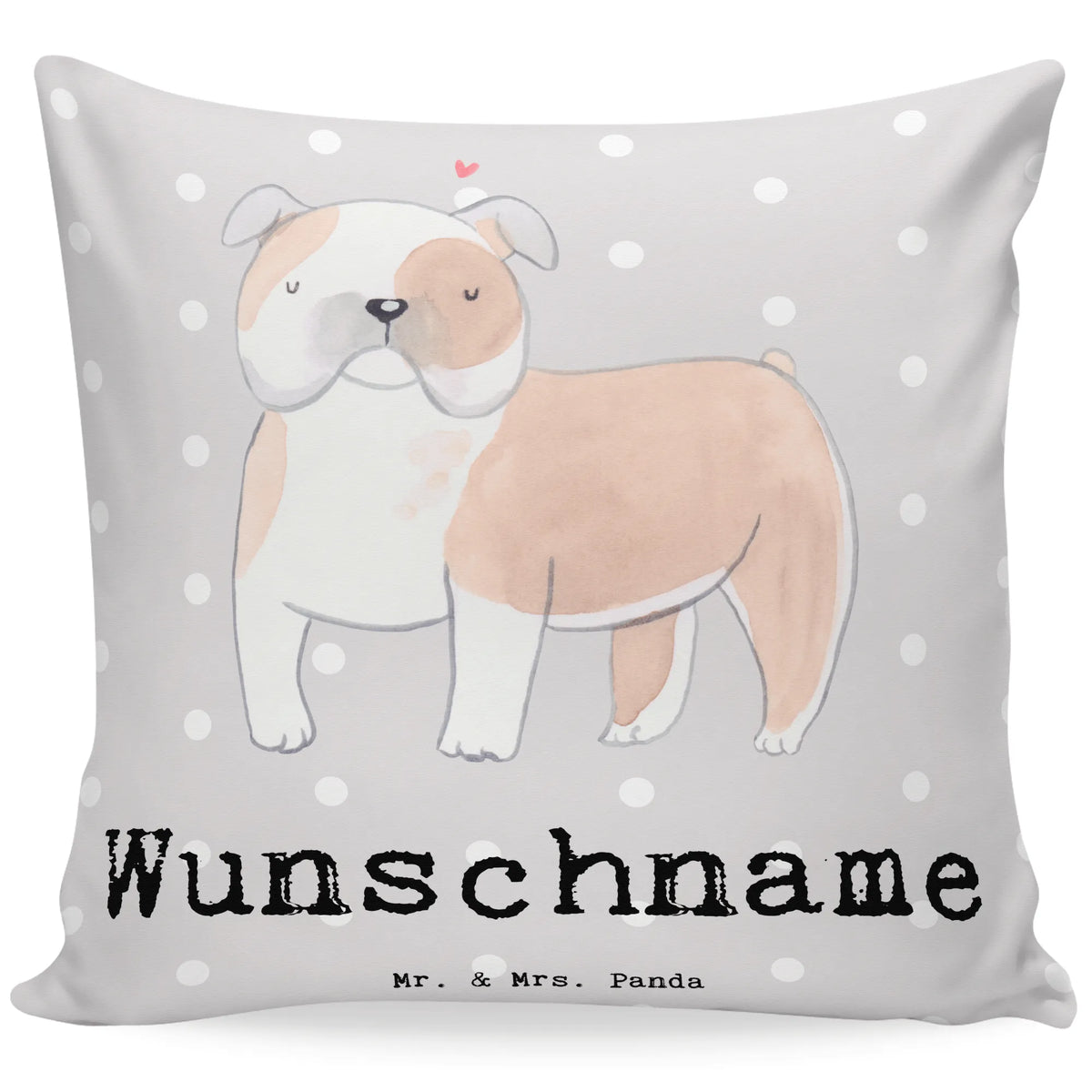 Personalizowana poduszka Buldog angielski Ratownik Pies, rasa psa, pies rasowy, właściciel psa, prezent, miłośnik zwierząt, dawanie, szczeniak