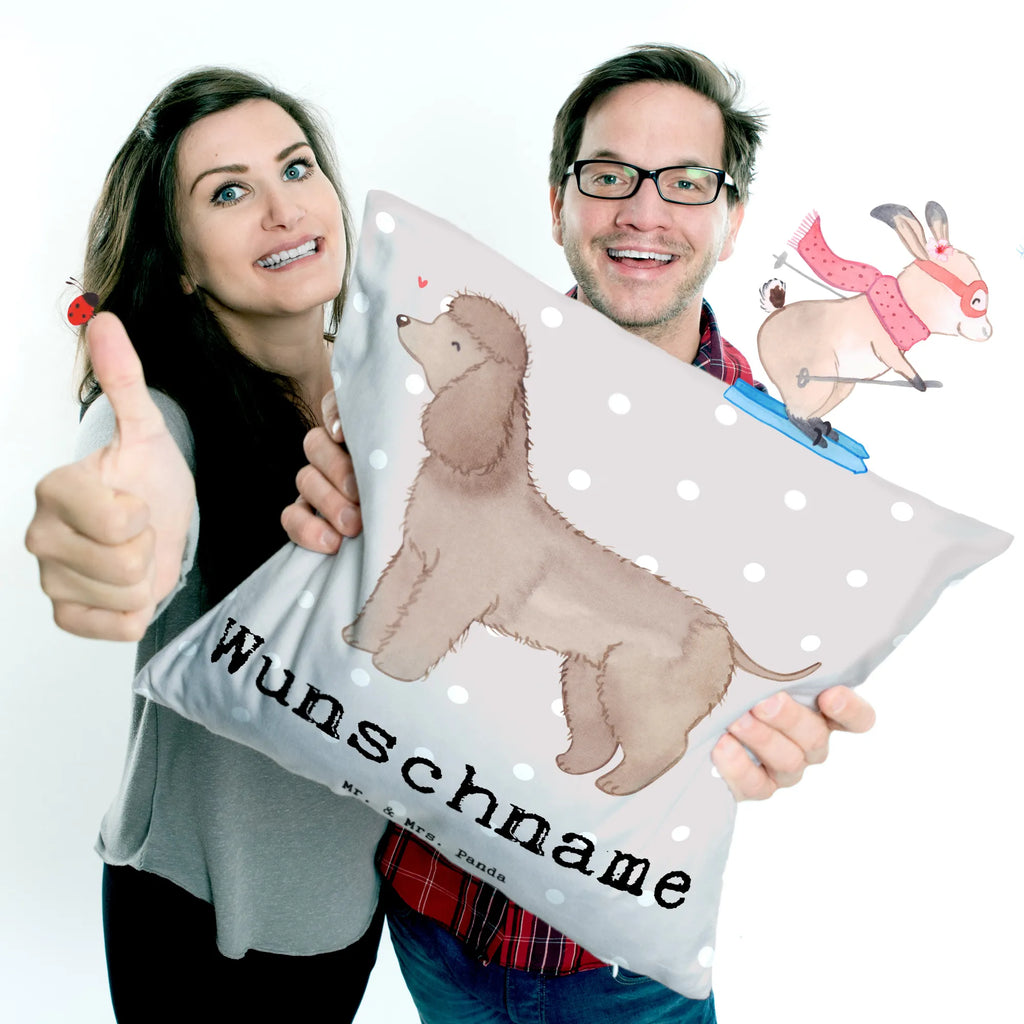 Personalised cushion Irish Water Spaniel Lifesaver Dog, dog breed, purebred dog, dog owner, gift, animal lover, giving, puppy