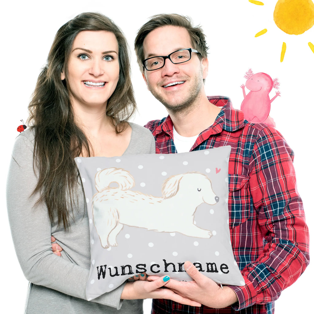 Personalised cushion Maltipoo Lifesaver Dog, dog breed, purebred dog, dog owner, gift, animal lover, giving, puppy