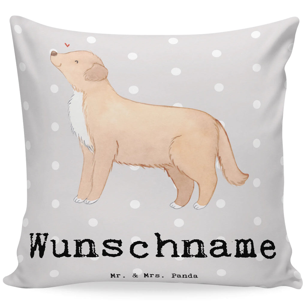 Personalised cushion Nova Scotia Duck Lifesaver Dog, dog breed, purebred dog, dog owner, gift, animal lover, giving, puppy