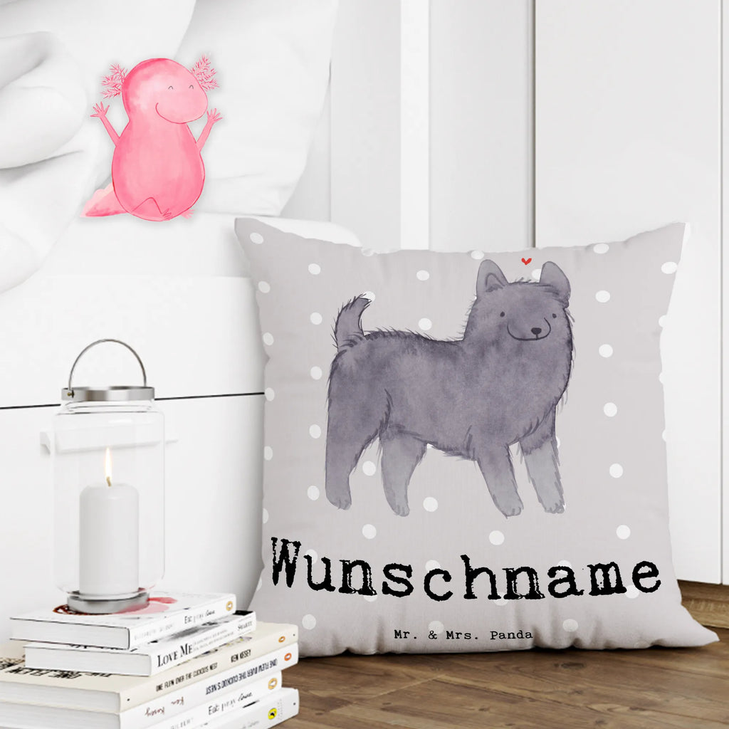 Personalised cushion Schipperke Lifesaver Dog, dog breed, purebred dog, dog owner, gift, animal lover, giving, puppy