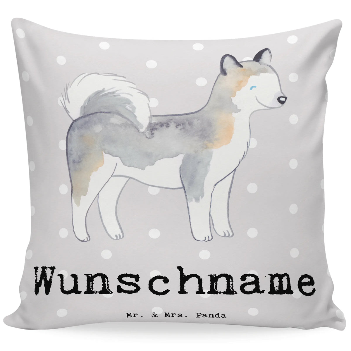 Personalizowana poduszka Syberyjski husky ratownik dawanie, prezent, Pies, rasa psa, pies rasowy, właściciel psa, miłośnik zwierząt, szczeniak