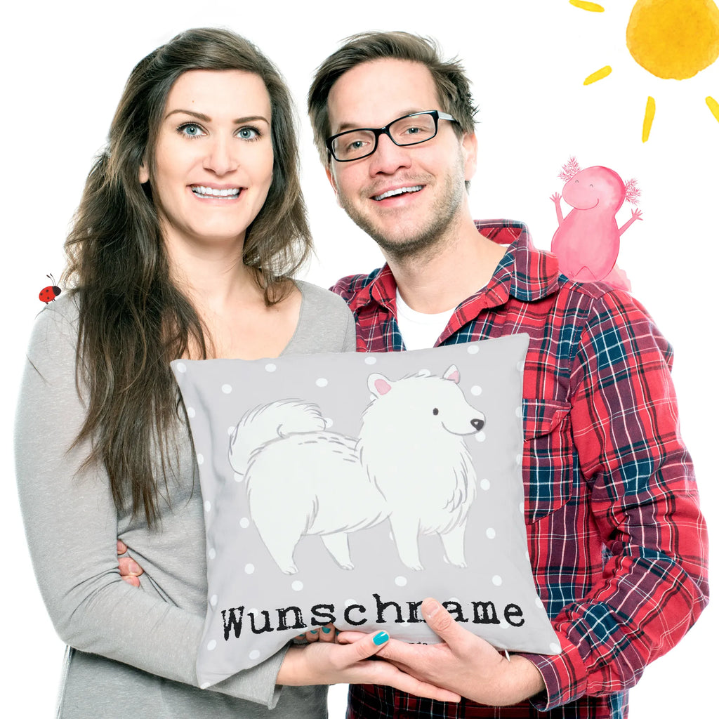 Personalised cushion Spitz Lifesaver Dog, dog breed, purebred dog, dog owner, gift, animal lover, giving, puppy