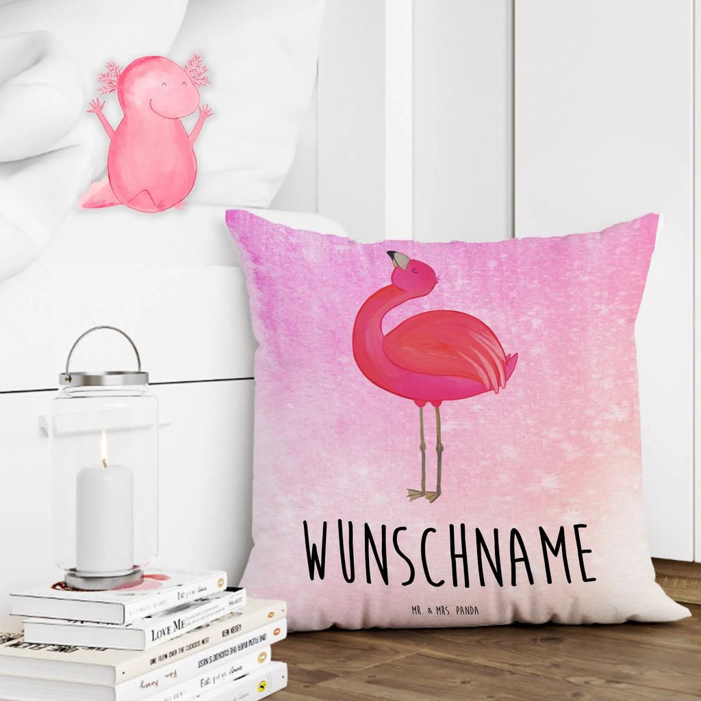 Personalised cushion flamingo Proud Flamingo, pink, pink bird, bird of paradise, red, flamingo decoration, gift pink, gifts, gift idea, children, adults, girls, flamingo fans, summer, vacation, sea, unusual gifts in pink, pink gifts, girls gifts, small gifts, Caribbean feeling, funny sayings, friend, self-love, daughter, joy, sister, proud, best friend, mom, self-acceptance