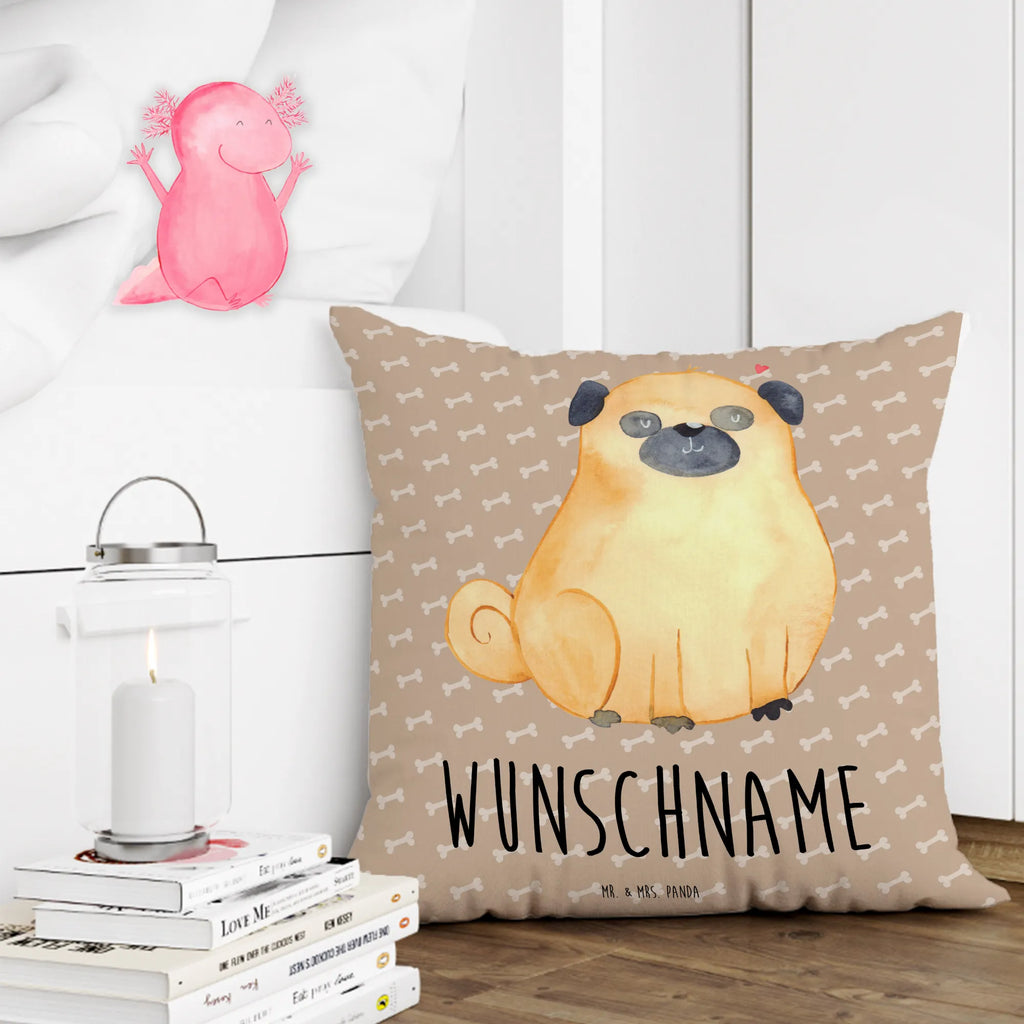 Personalised cushion Pug dog, mutt, hound, woof, dog mama, dog breed, love dogs, love for dogs, dog decorative items, bag with dog print, funny gifts for dog owners, what do you give a dog lover, Christmas gifts for dogs, gifts for dogs, dog sayings, Pug, love, dog love