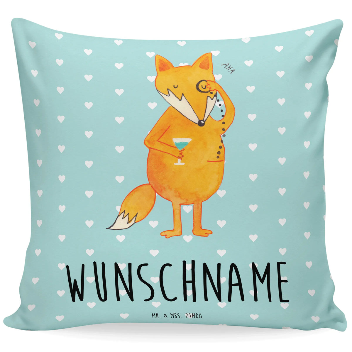 Personalizowana poduszka lis Pan Lis