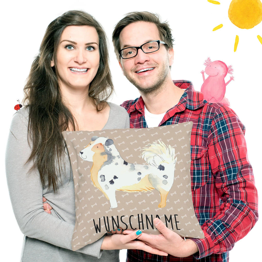 Personalised cushion Dog Australia Shepherd dog, mutt, hound, woof, dog mama, dog breed, love dogs, love for dogs, dog decorative items, bag with dog print, funny gifts for dog owners, what do you give a dog lover, Christmas gifts for dogs, gifts for dogs, dog sayings, Shepherd, Sayings, Dog love, Saying, Australia Shepherd, Dog, Family dog