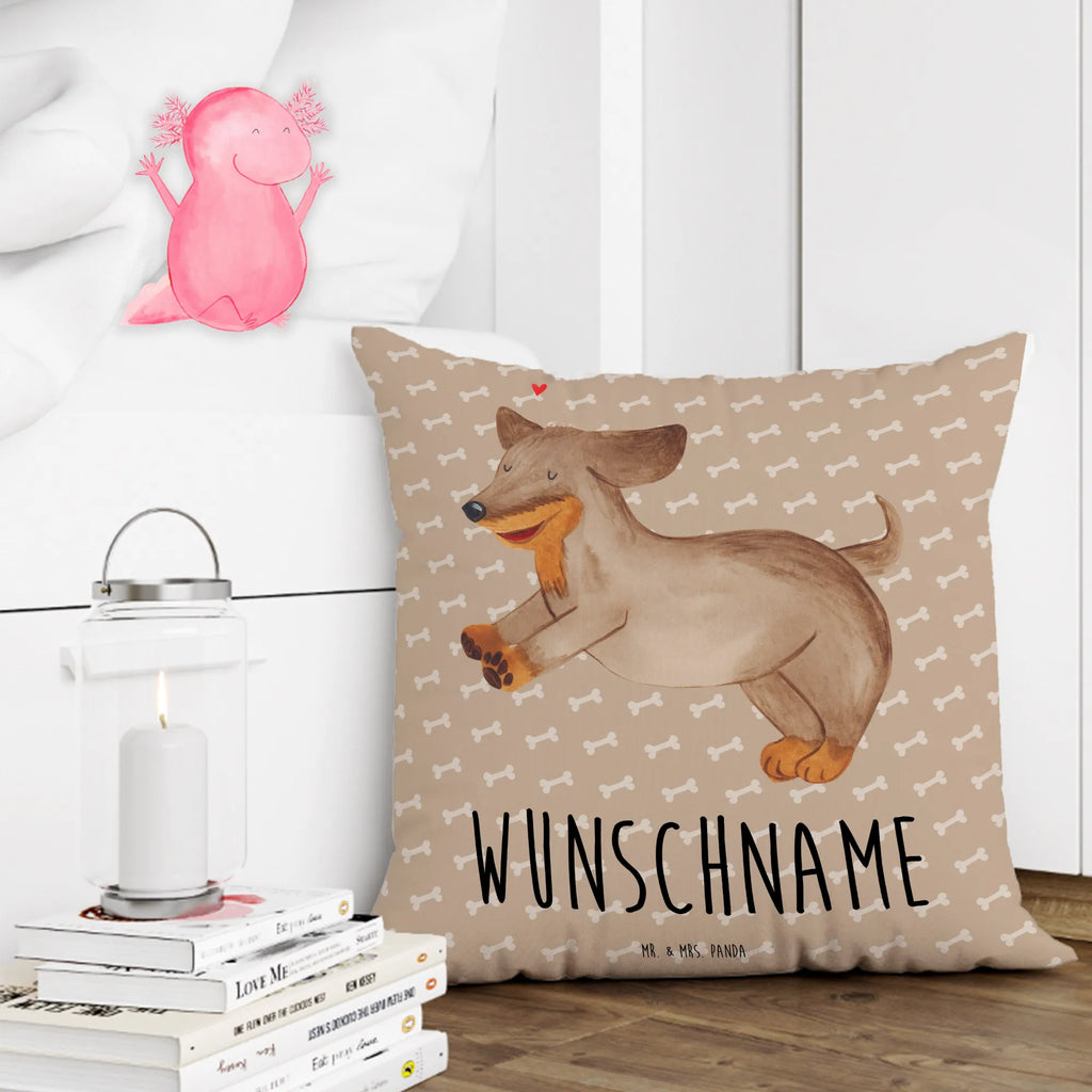 Personalised cushion Dog dachshund dog, mutt, hound, woof, dog mama, dog breed, love dogs, love for dogs, dog decorative items, bag with dog print, funny gifts for dog owners, what do you give a dog lover, Christmas gifts for dogs, gifts for dogs, dog sayings, basset hound, dachshund, happy dog, dogs