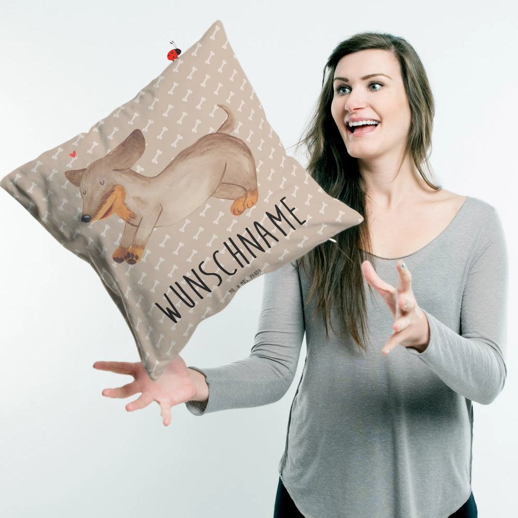 Personalised cushion Dog dachshund dog, mutt, hound, woof, dog mama, dog breed, love dogs, love for dogs, dog decorative items, bag with dog print, funny gifts for dog owners, what do you give a dog lover, Christmas gifts for dogs, gifts for dogs, dog sayings, basset hound, dachshund, happy dog, dogs