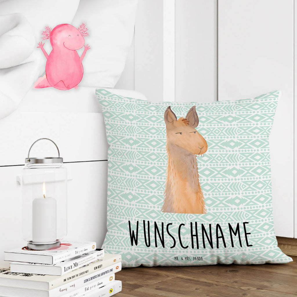 Personalised cushion llama head Annoyed Llama, llama, alpaca, trendy animal, apprentice, office life, lama, being right, being annoyed, lamas, office, boss, best friend, girlfriend, partner