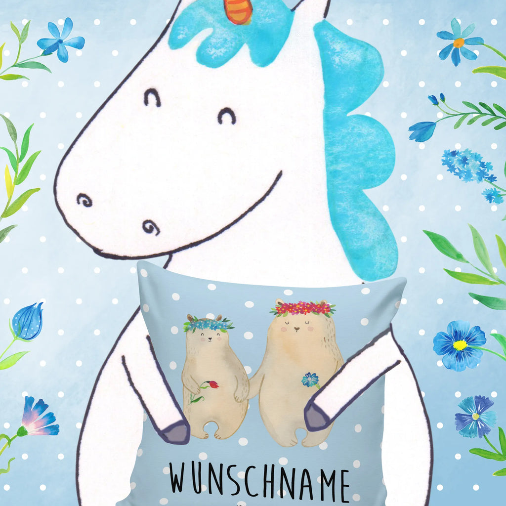 Personalizowana poduszka Niedźwiedzie z wianuszkiem Wunschname, Kissen, Personalisiert, Bedrucken, Name, Kopfkissen, Schwester, Familie, Vatertag, Opa, Oma, Muttertag, Papa, Mama, Bruder, Kind, Bär, Mutter, Geschenk Mama. Muttertag, Tochter, Weltbeste Mama, Lieblingsmensch, Töchter, Mami, Bären, Family, Lieblingsmama, Kinder, Beste Mutter, Mutti, Vorbild