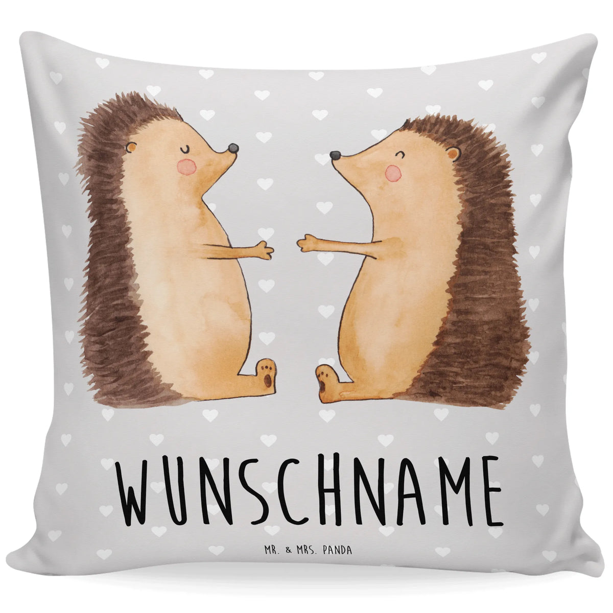 Personalised cushion Hedgehogs in love Love, Loving, Two, Together, Marriage, Engagement, Proposal of marriage, Love gift, gift for her, gift for him, anniversary gift, Married, Girlfriend, Proof of love, Anniversary, In love, Gift, Partner, Wedding anniversary, Engaged, Wedding, Hedgehog, Friend