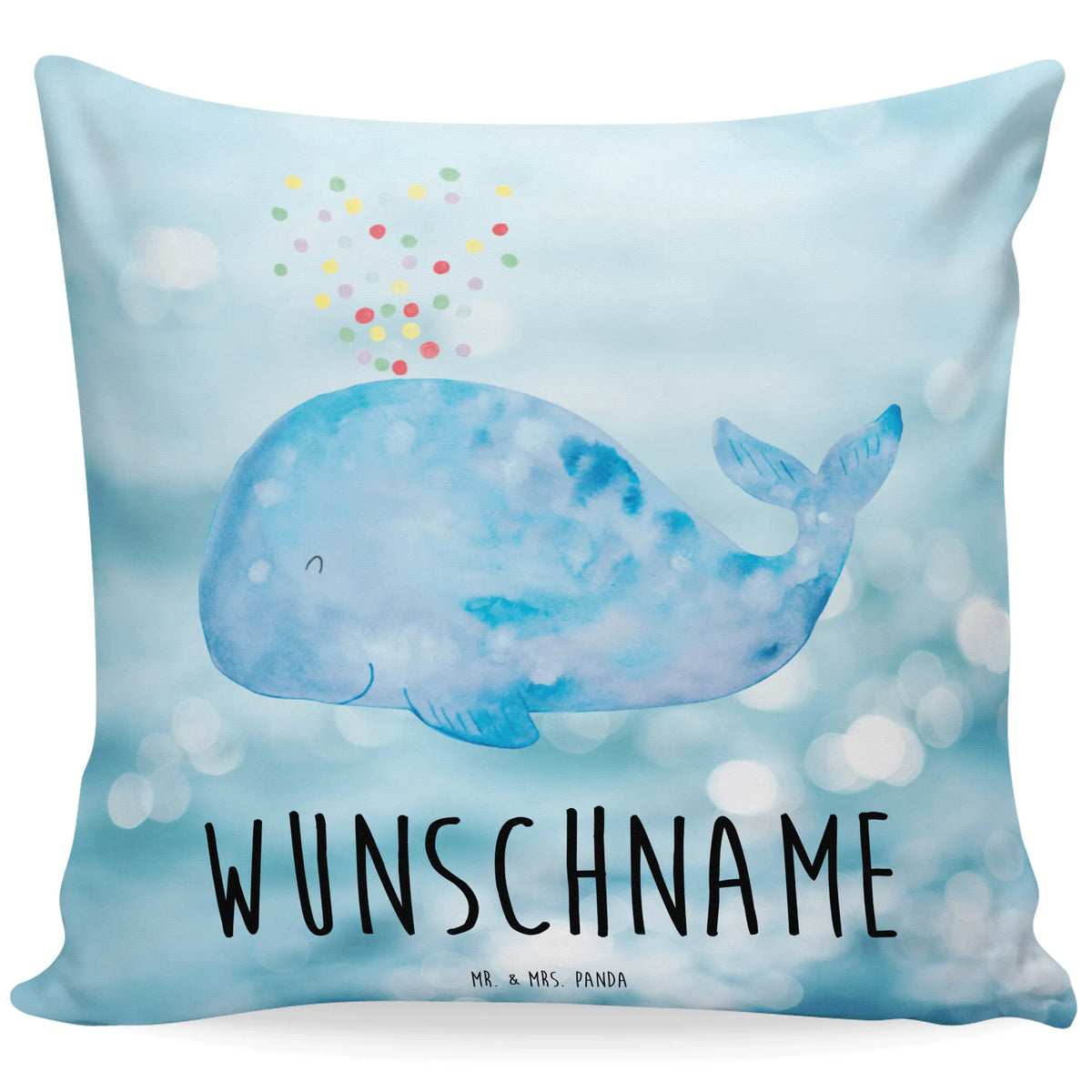 Personalised cushion whale confetti Seafood, aquatic animals, ocean, sea, fish, shells, corals, reef, whale, narwhal, sea urchin, lobster, platypus, turtle, manatee, crocodile, orca, shrimp, gifts for seafood lovers, water world, underwater animals, underwater world, vacation, deep sea, seafood fans, gift ideas, seafood decoration, seafood posters, birthday, period of life, Whale, losing weight, motivation, new beginning, diet, confetti, new start, separation, whales