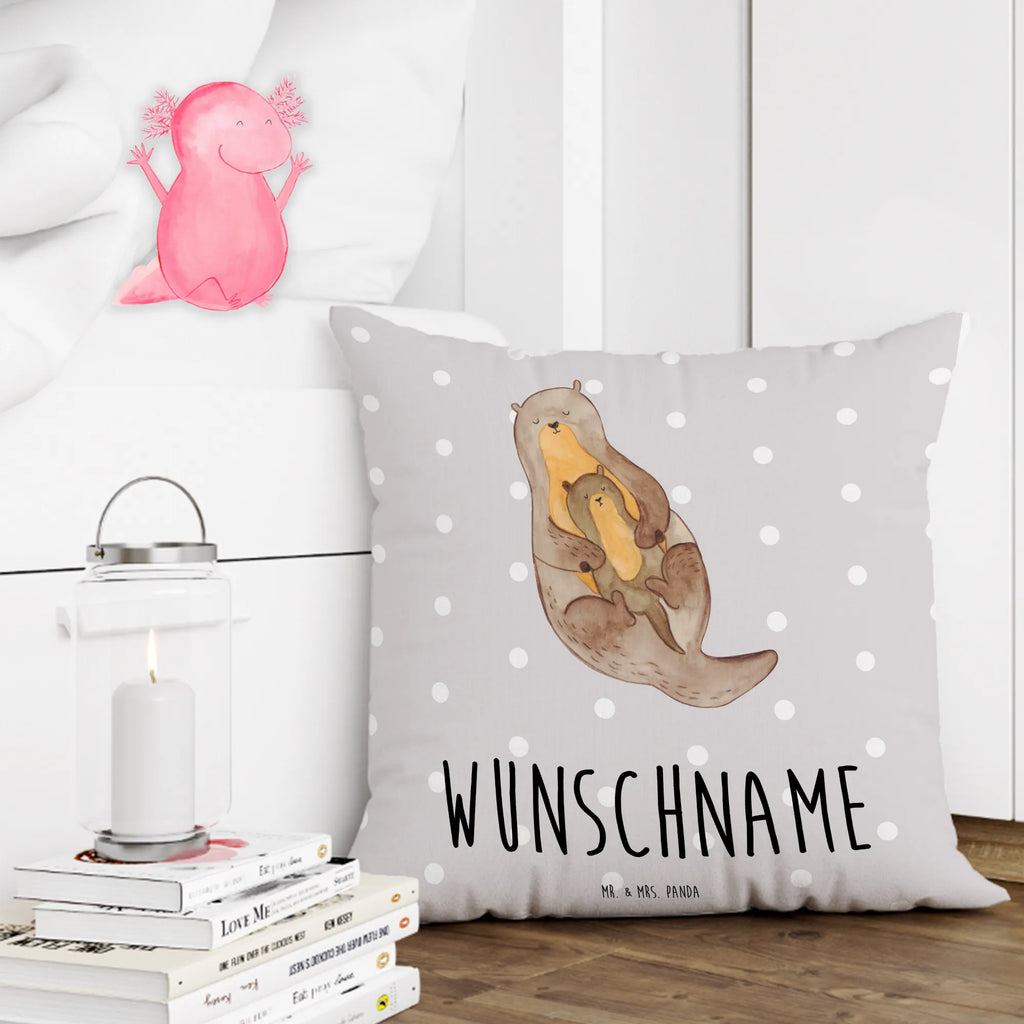 Personalizowana poduszka wydra dziecko Kuna, wydra, morska wydra