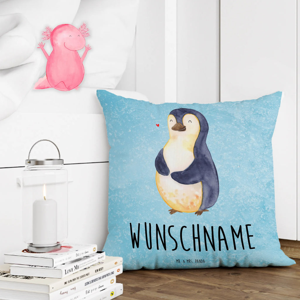Personalised cushion Penguin diet Penguin, North Pole, Winter, Penguins, penguins, body love, losing weight, diet, weight, penguin, self-love, self-respect, motivation