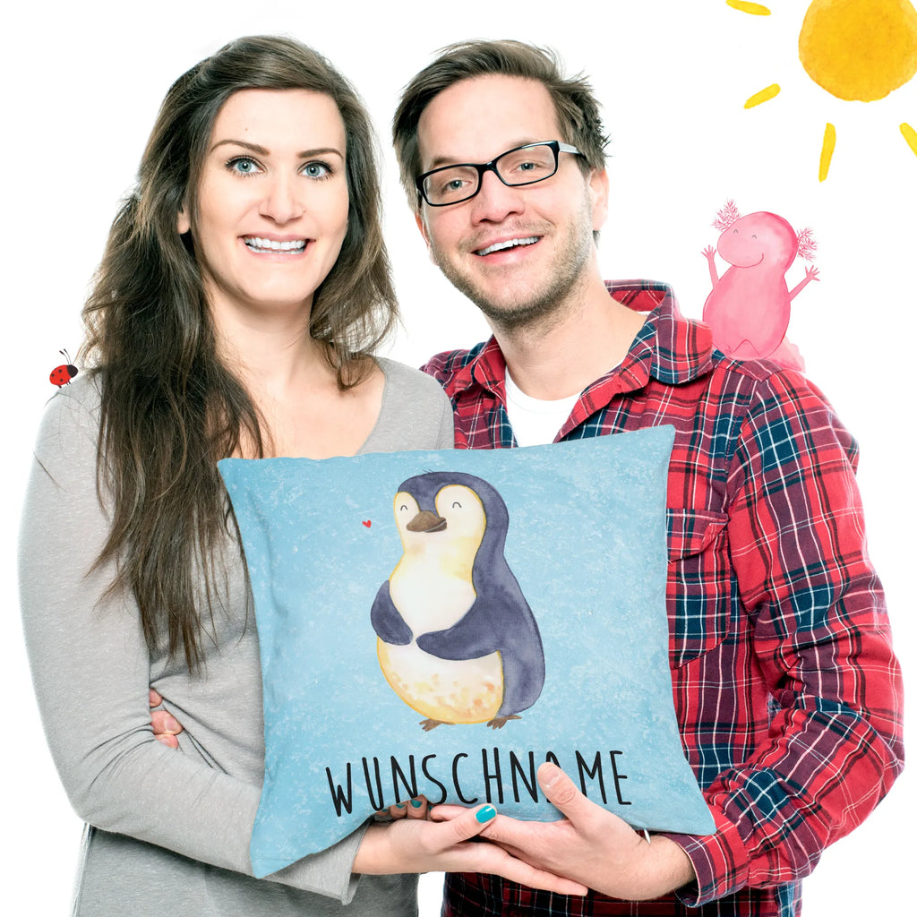 Personalised cushion Penguin diet Penguin, North Pole, Winter, Penguins, penguins, body love, losing weight, diet, weight, penguin, self-love, self-respect, motivation