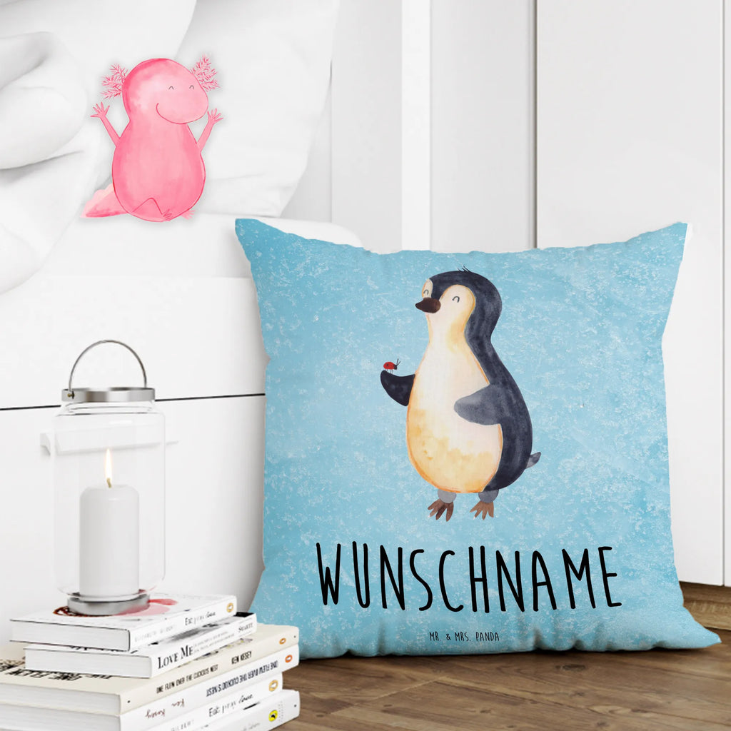 Personalizowana poduszka Pingwin biedronka Pinguin