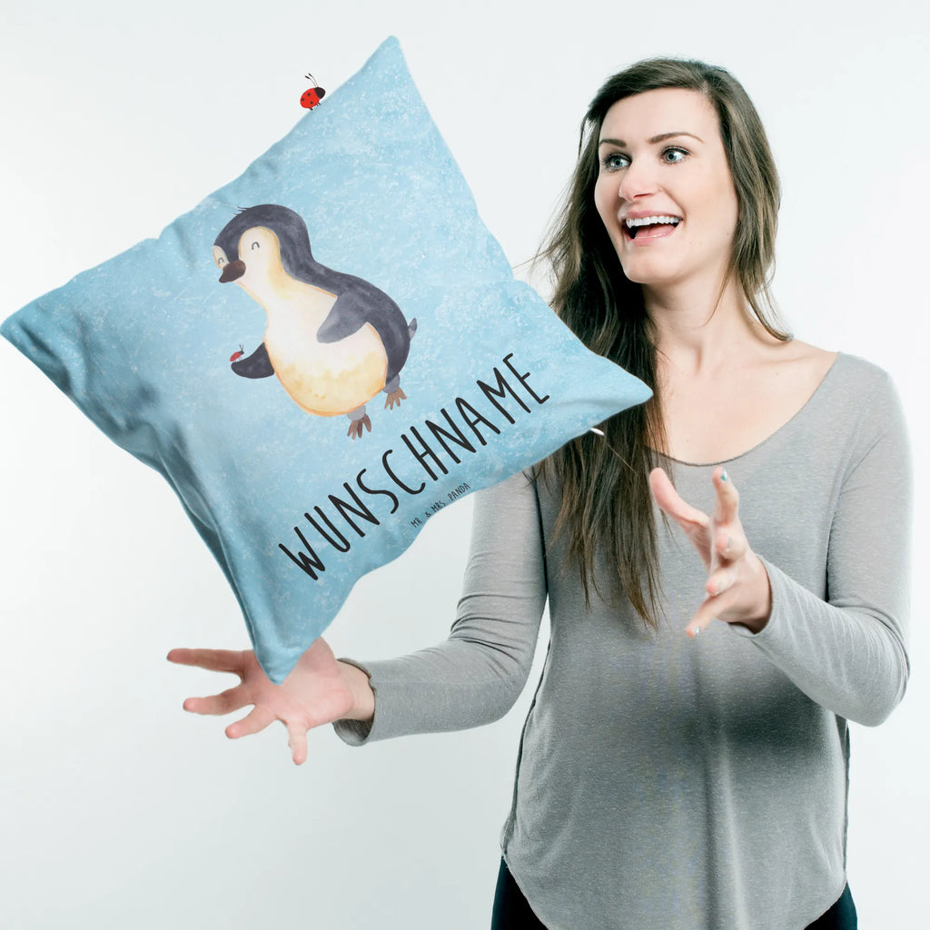 Personalizowana poduszka Pingwin biedronka Pinguin