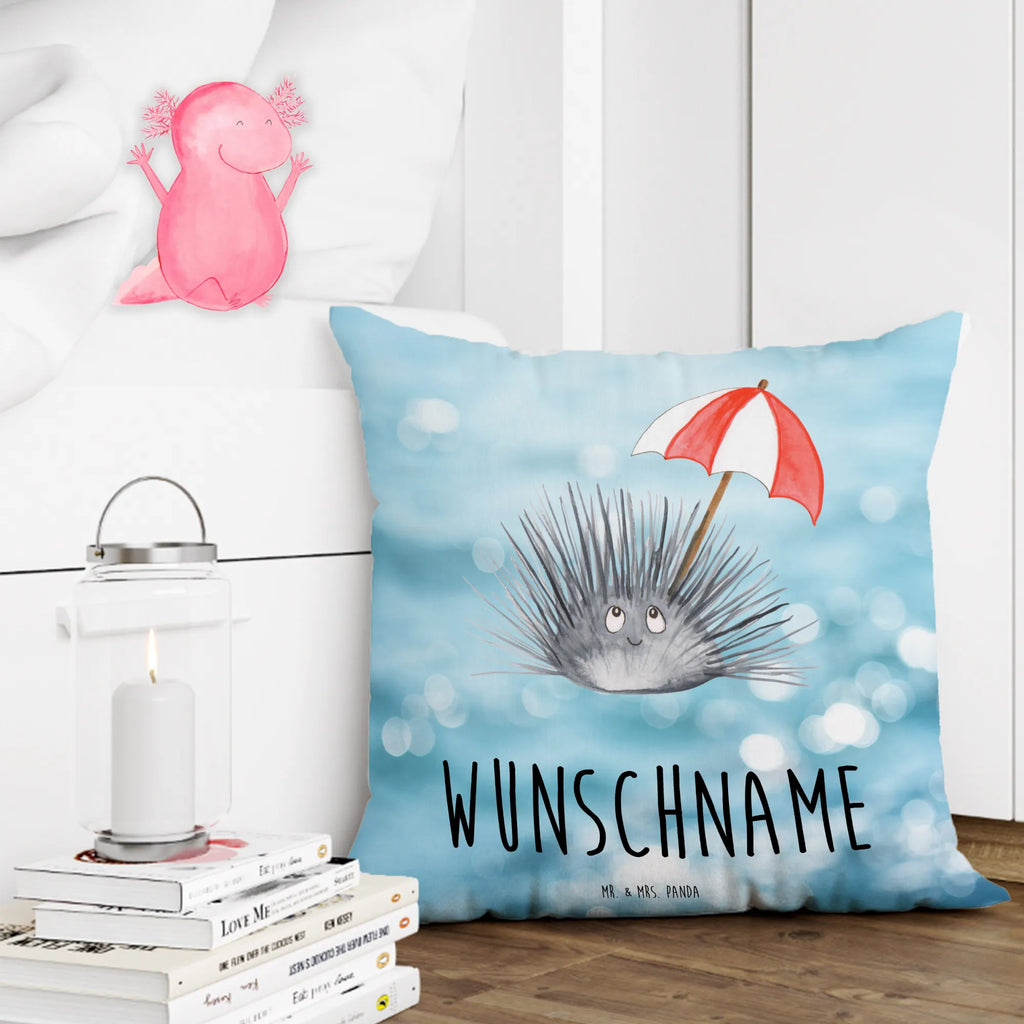 Personalised cushion Sea urchins Seafood, aquatic animals, ocean, sea, fish, shells, corals, reef, whale, narwhal, sea urchin, lobster, platypus, turtle, manatee, crocodile, orca, shrimp, gifts for seafood lovers, water world, underwater animals, underwater world, vacation, deep sea, seafood fans, gift ideas, seafood decoration, seafood posters, here and now, mindfulness, self-love, life, sea urchins, self-acceptance, living
