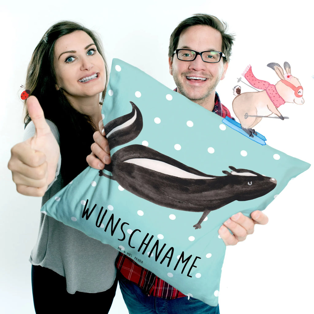 Personalised cushion skunk yoga Skunk, Wild animal, Namaste, Laugh, Stinky, Stinker, Love, Yoga, Live, Predator