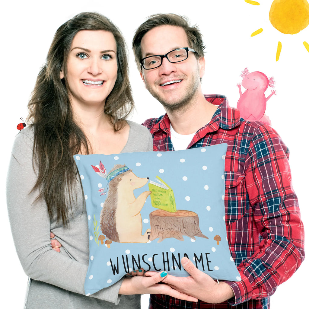 Personalizowana poduszka jeż Ozdoba z piór Waldtiere, zwierzęta