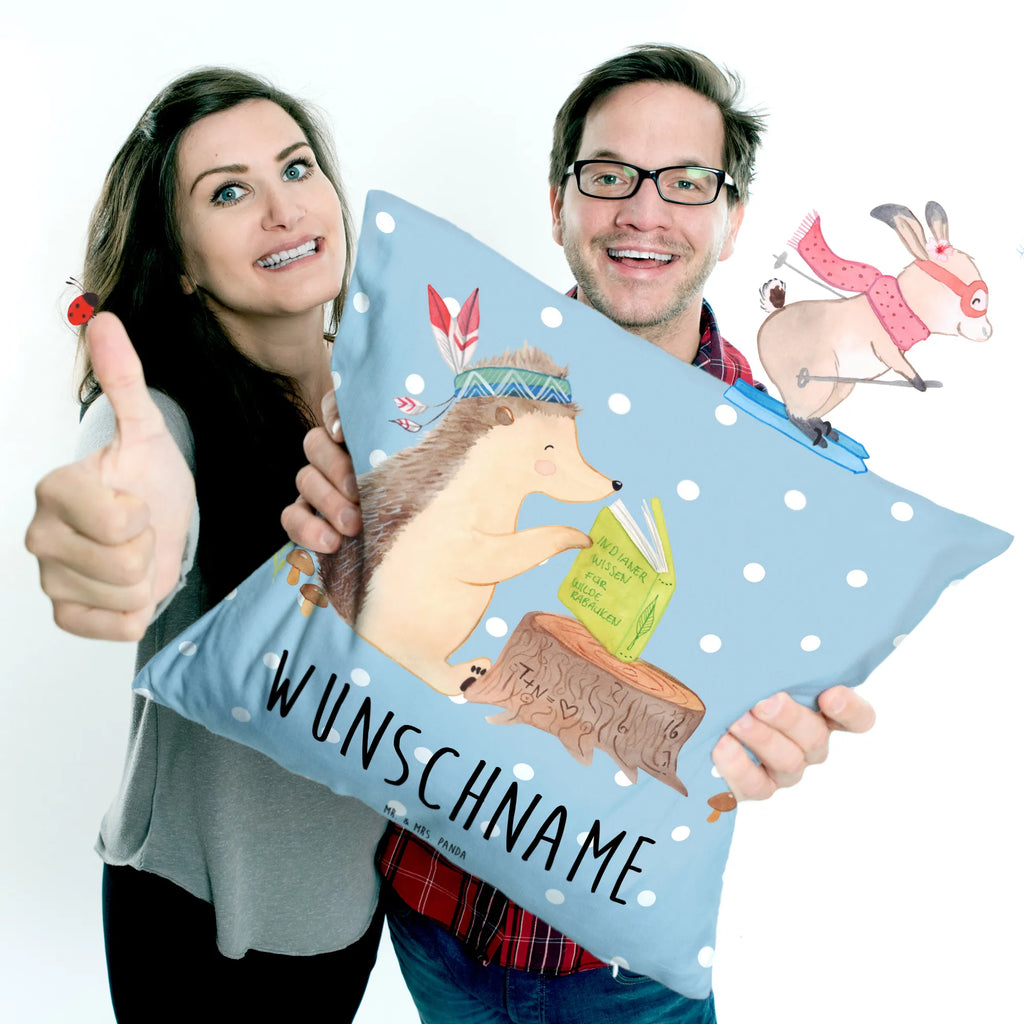 Personalizowana poduszka jeż Ozdoba z piór Waldtiere, zwierzęta