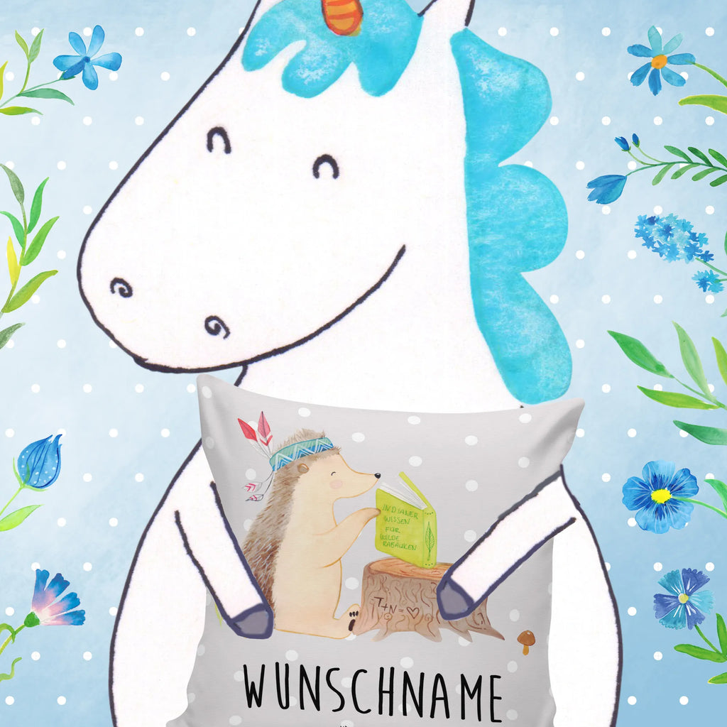 Personalizowana poduszka jeż Ozdoba z piór Waldtiere, zwierzęta