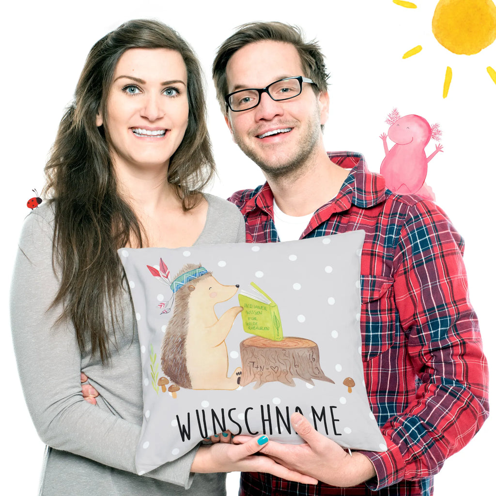 Personalizowana poduszka jeż Ozdoba z piór Waldtiere, zwierzęta