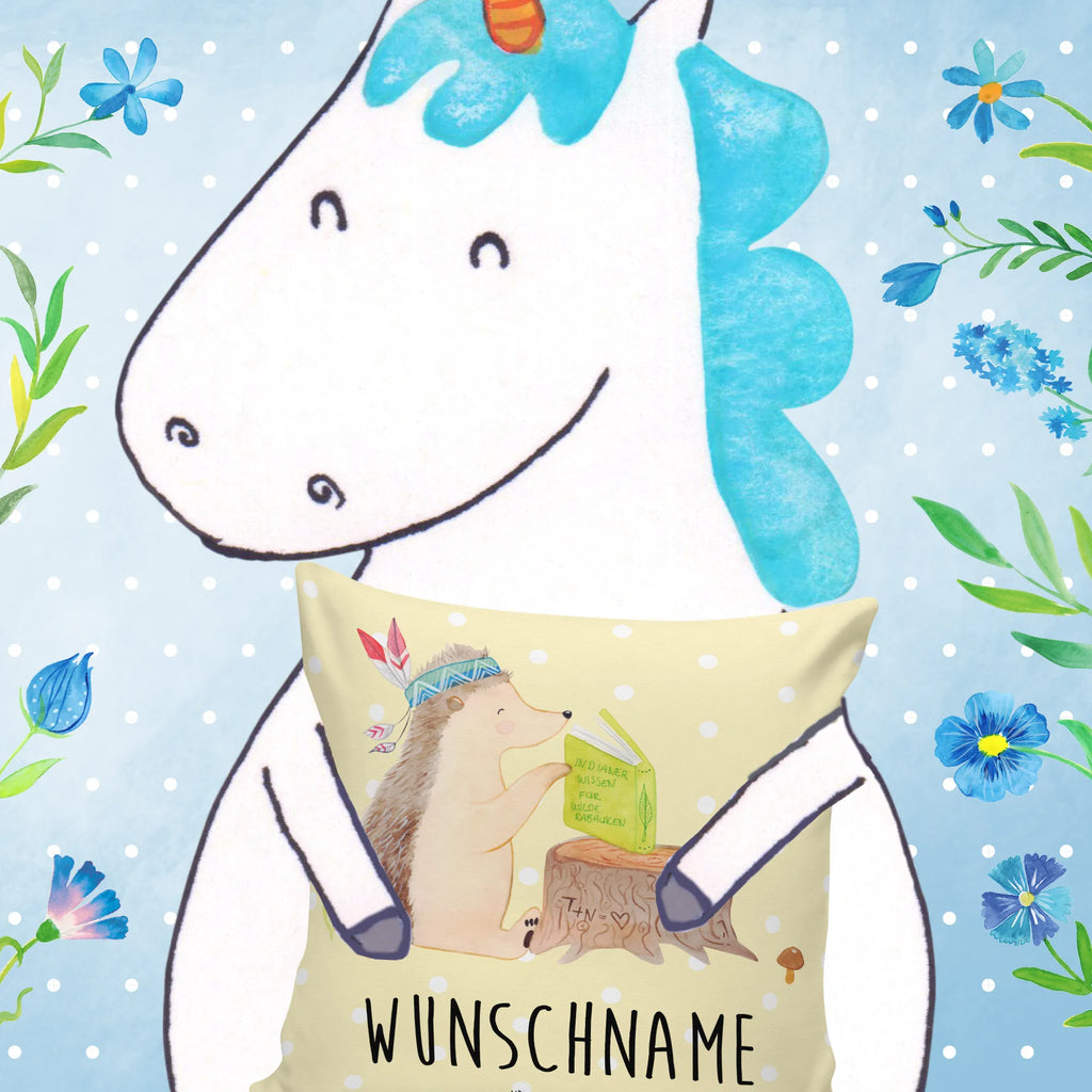 Personalizowana poduszka jeż Ozdoba z piór Waldtiere, zwierzęta