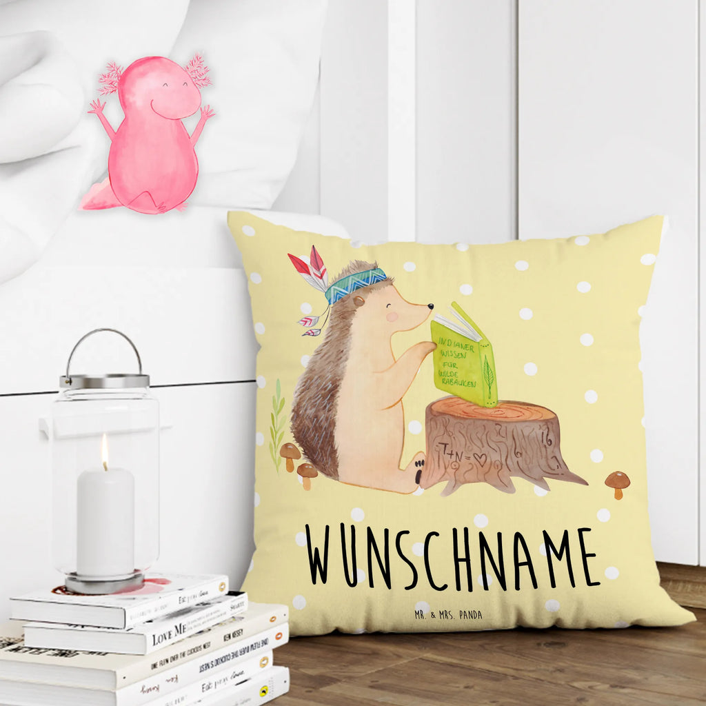 Personalizowana poduszka jeż Ozdoba z piór Waldtiere, zwierzęta