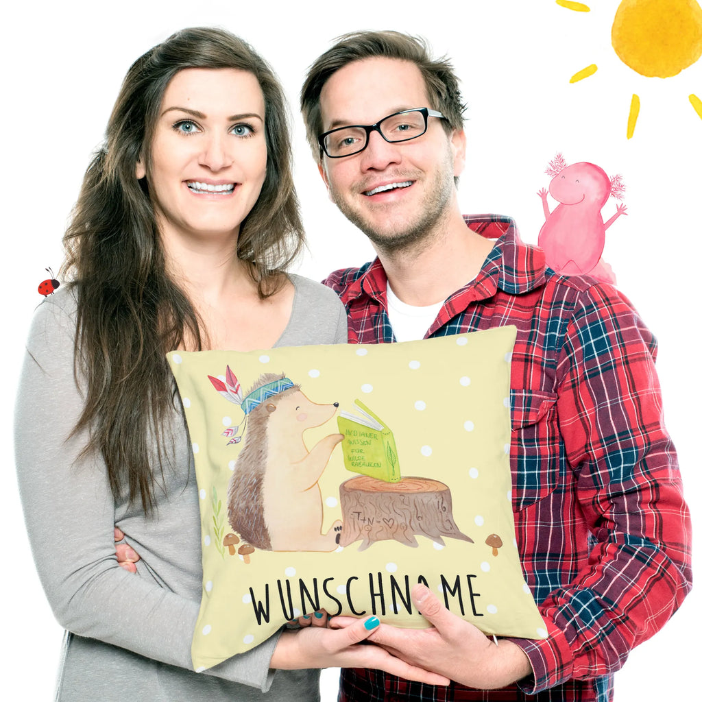 Personalizowana poduszka jeż Ozdoba z piór Waldtiere, zwierzęta