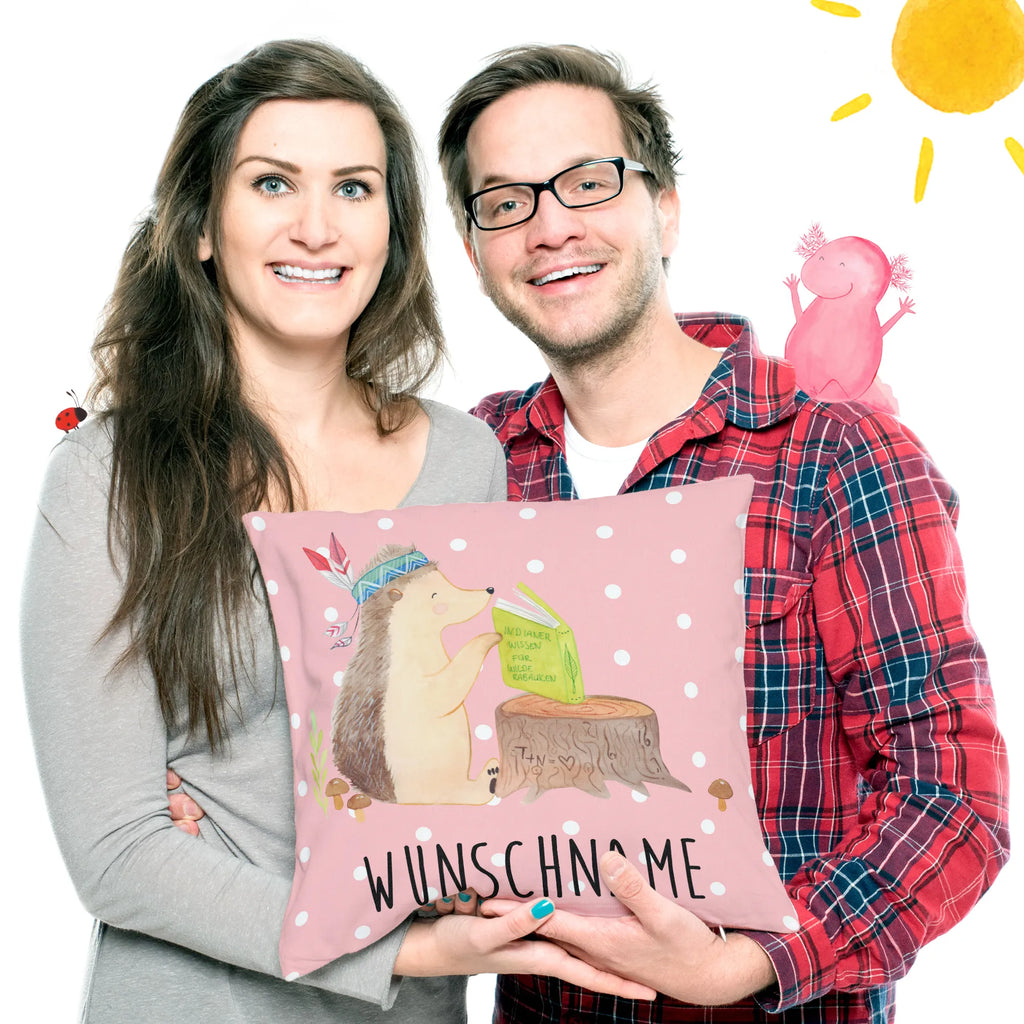 Personalizowana poduszka jeż Ozdoba z piór Waldtiere, zwierzęta