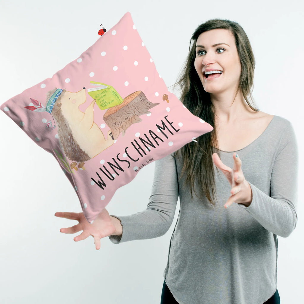 Personalizowana poduszka jeż Ozdoba z piór Waldtiere, zwierzęta