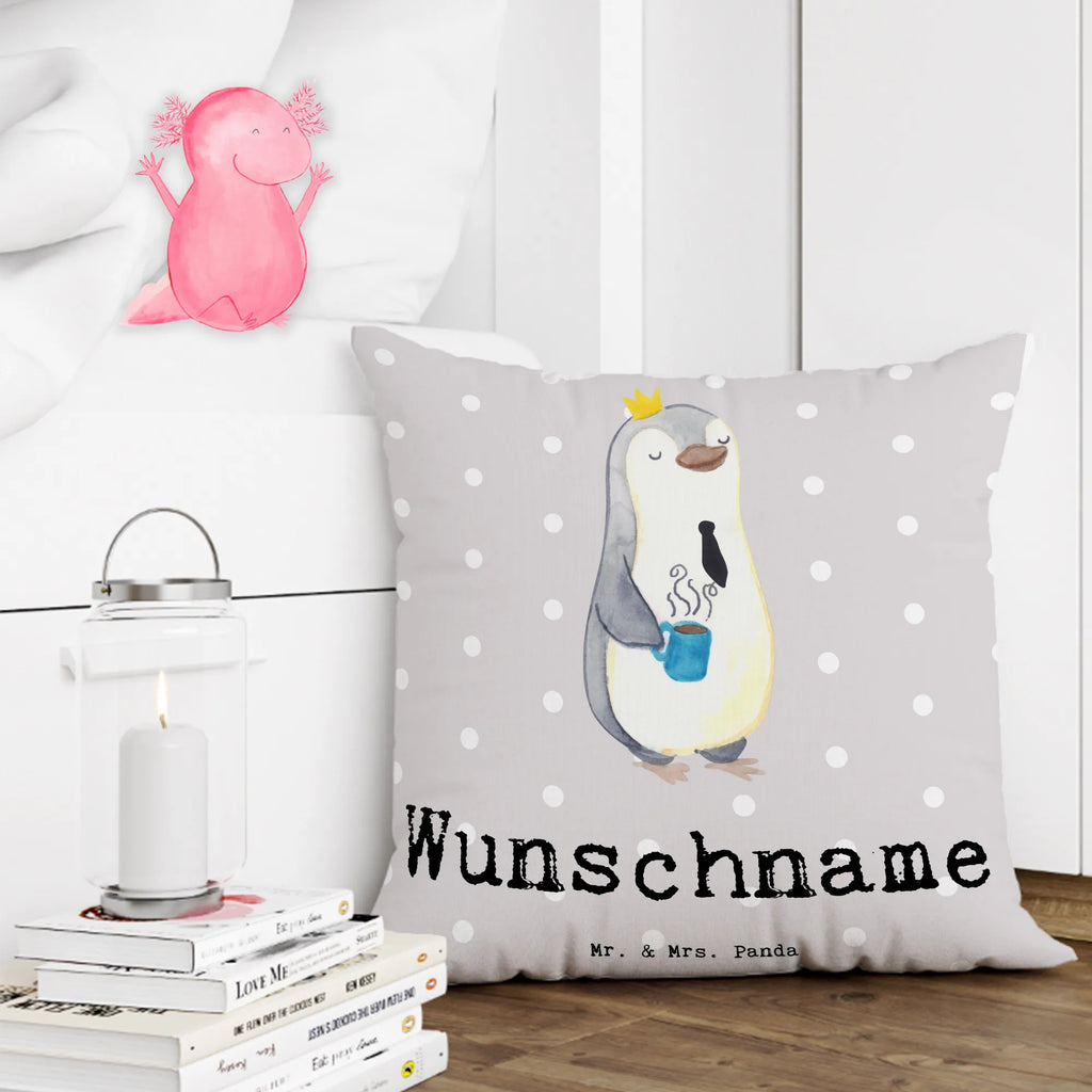 Personalised cushion penguin Best son in law for, thank you, gift, giving, birthday, birthday present, gift idea, souvenir, make you happy, gift tip, marriage, son&#39;s wife, by marriage, Son-in-law, wedding, daughter, wife