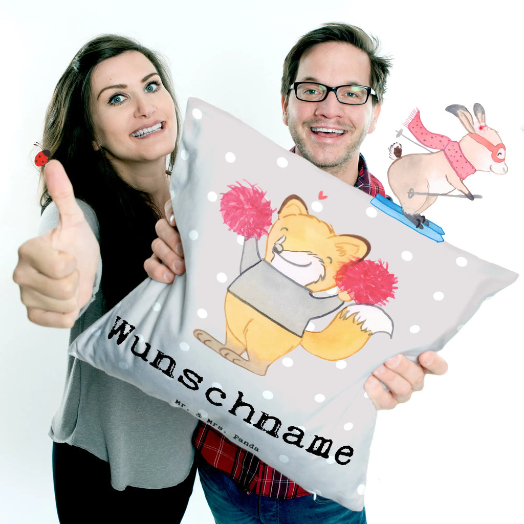 Personalised cushion Fox best sister in the world for, thank you, gift, giving, birthday, birthday present, gift idea, souvenir, make you happy, gift tip, Sister, Trifle, Gift, Sibling, Best, Daughter, Family