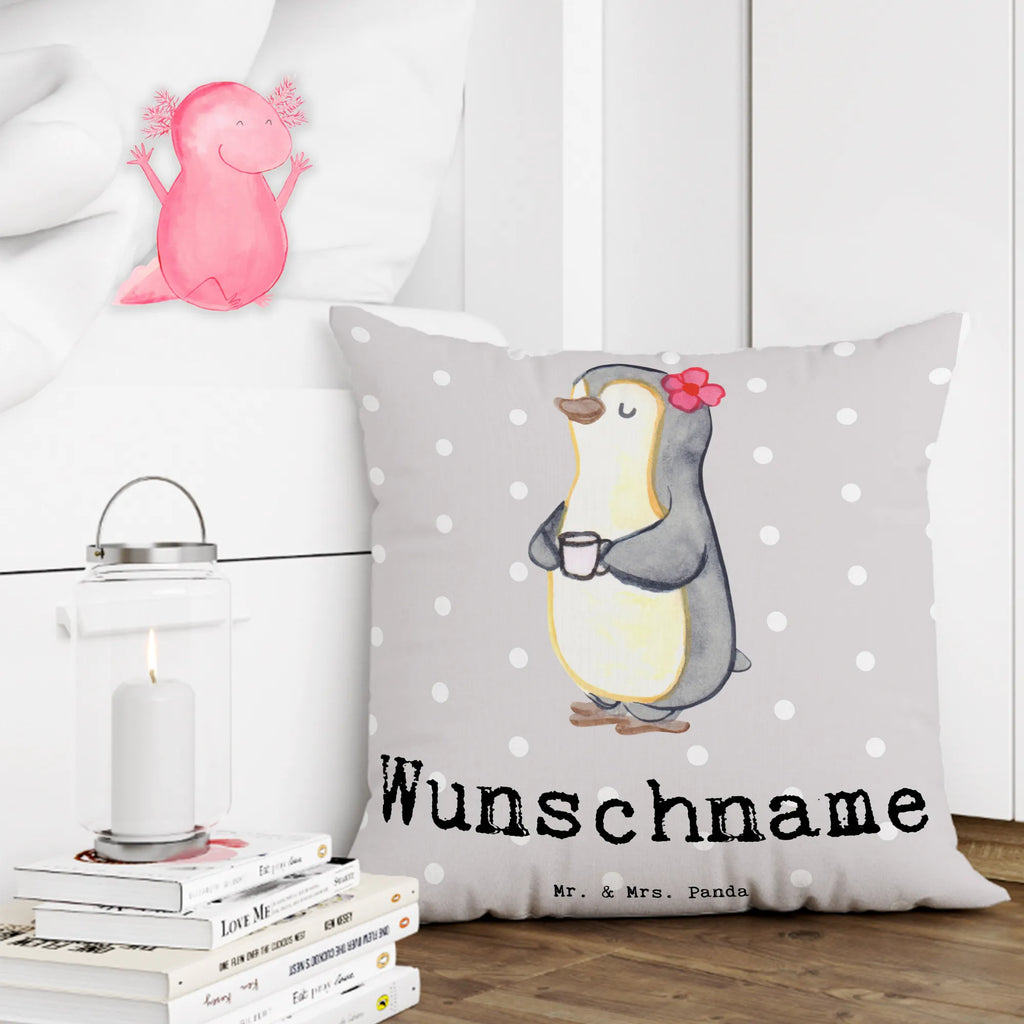 Personalised cushion penguin Best stepmom in the world for, thank you, gift, giving, birthday, birthday present, gift idea, souvenir, make you happy, gift tip, Step Mom Step Mom Step Mom Mommy Mother Mothers Day Mom Mom Daughter Son Thank You Thank You Best